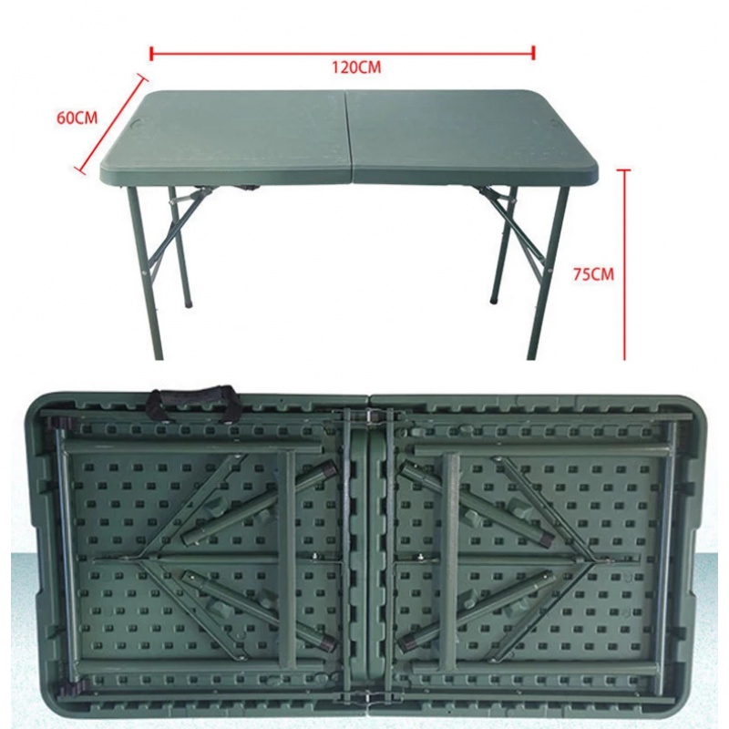 提丰 野战桌椅 队部吹塑桌 指挥折叠桌 野营行军会议桌 便携作业户外