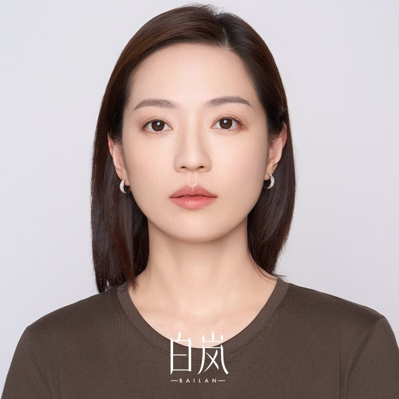 鎏光白岚白贝耳圈女爆款轻奢小众设计感时尚短款耳环耳饰 白贝母(小号-直径15.5mm)