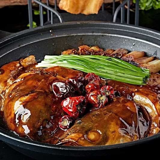 简鲜二去冷冻白鲢鱼头净重400-500克*5只 鱼头