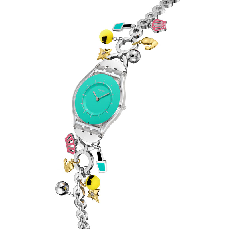 斯沃琪（Swatch）瑞士手表26年新款腕表百变妈咪系列生日礼物潮流男女约会石英表 无敌妈咪 SS08Z106G