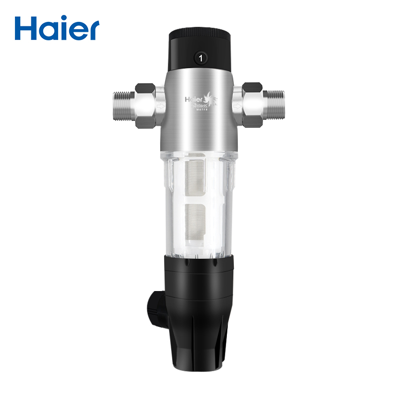 海尔（Haier）【高端产品线】智能记忆虹吸反冲洗 前置过滤器净水器 HSW-PF15