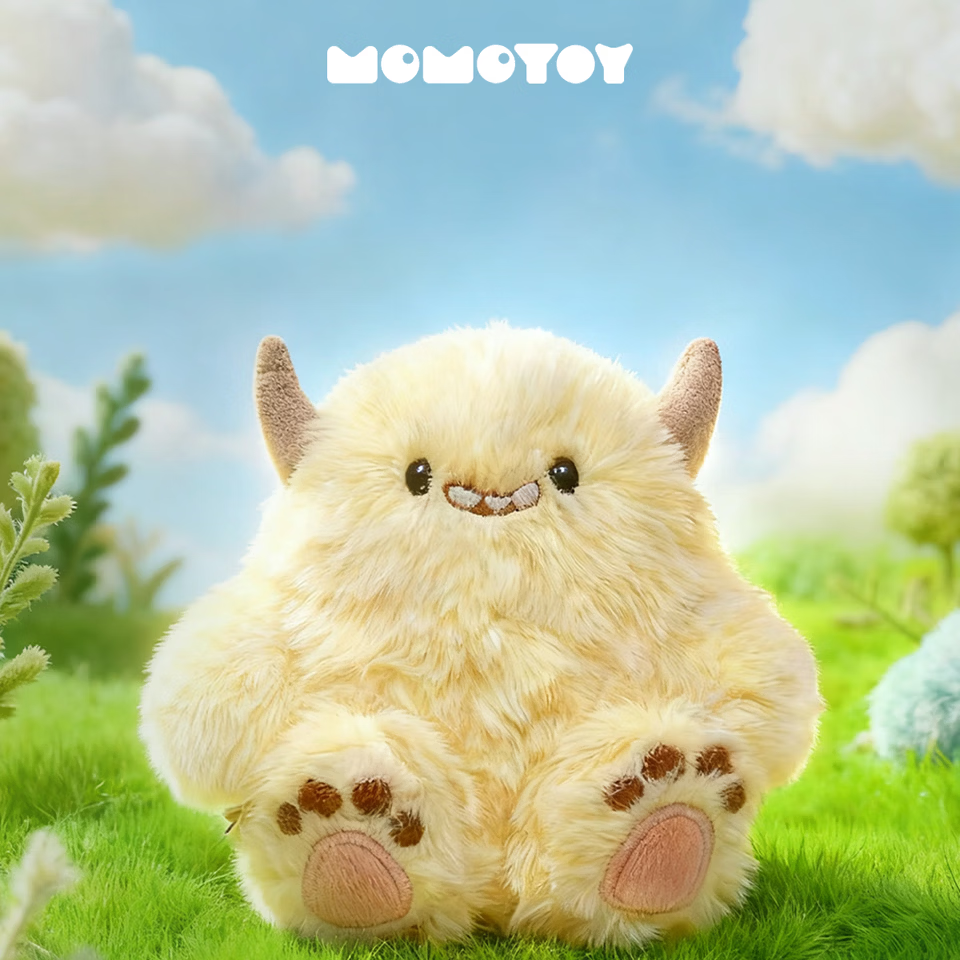 MOMOTOY墩墩兽系列潮玩盲盒挂件 抽象玩具玩偶 可爱摆件 搞怪生日 小礼物 随机1个 拍6发6个单盒 不支持7天无理由退换