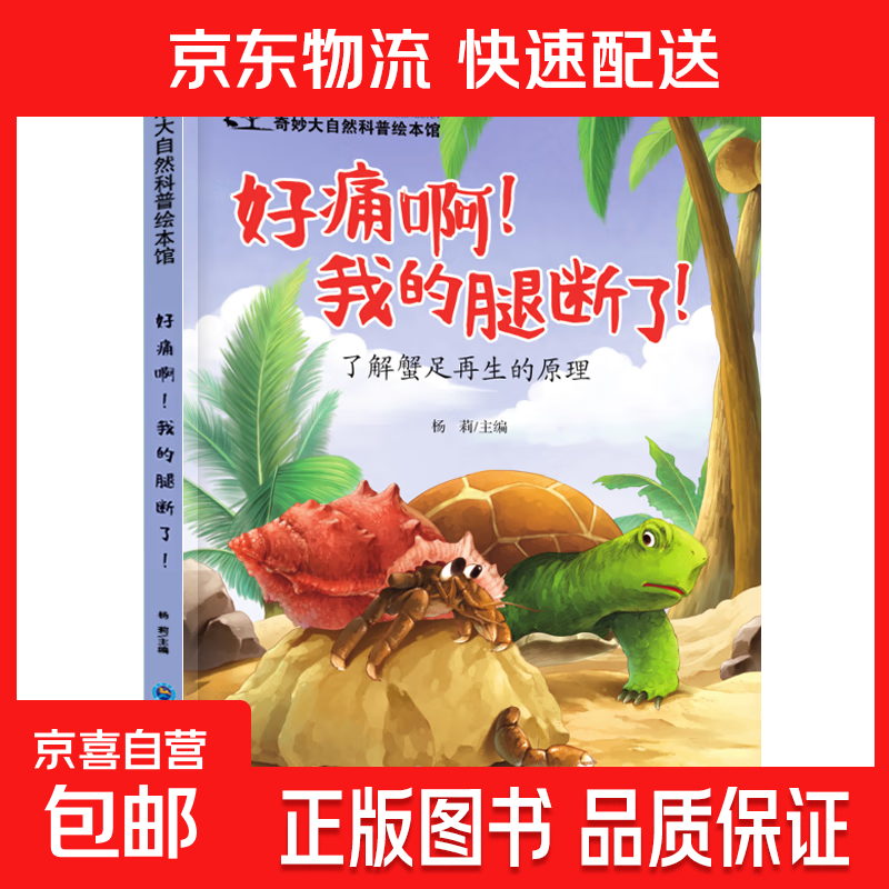 儿童科普绘本启蒙书籍3-6-8岁奇妙大自然幼儿园课外阅读百科全书 好痛啊!我的腿断了！ 无规格