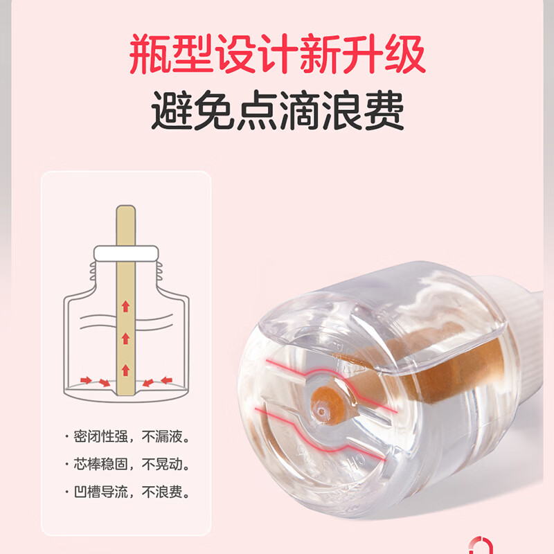 彩虹电热蚊香液(灭蚊水)无味驱蚊防蚊液体蚊香家用补充装蚊香液温和 23ml*12瓶液+2器(可用360晚)