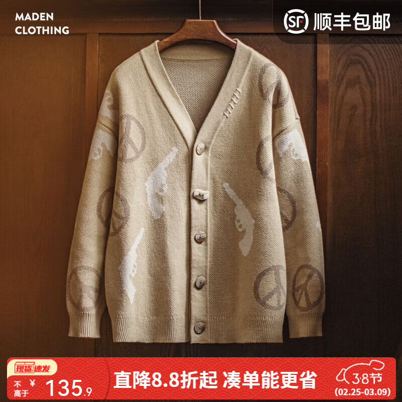 ���Ǹ��ſ���ɫ��V������⴩ë���Ứ��֯������������Ůʿ�� ����ɫ M ��120-150� 89.95Ԫ