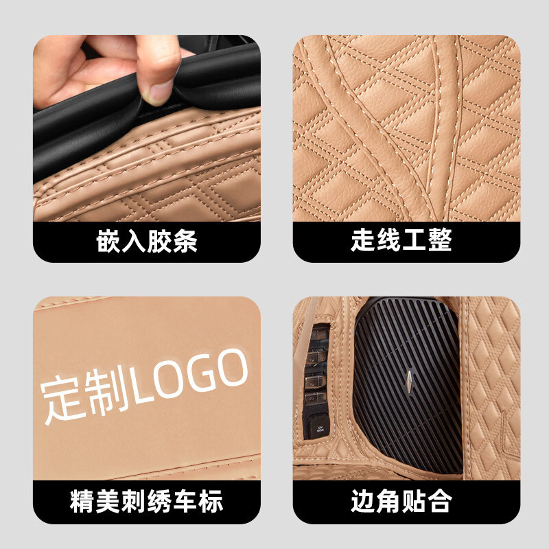 慕安特适用26款方程豹8后备箱垫全包围专用六七座豹8汽车内饰防护尾箱垫 真皮环保【雪茄咖】全包围–婴幼级环保 方程豹豹8【七座】专用