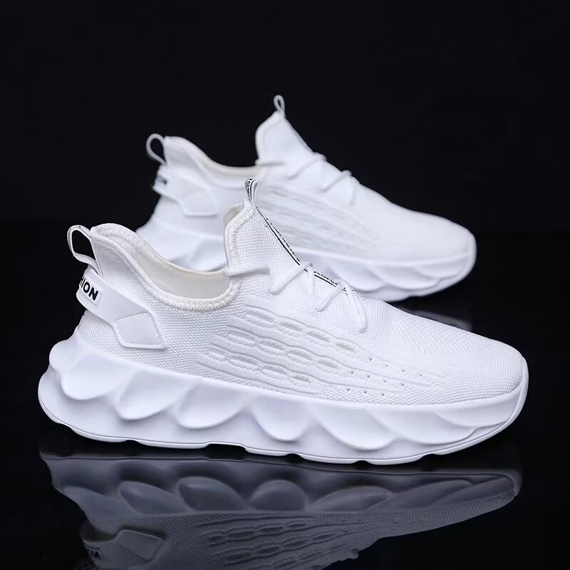 西域骆驼（VANCAMEL）男鞋2026年春季男士休闲运动鞋跑步鞋轻便学生鞋软底老爹鞋子男生 【官方正品 质量保证】黑色配色 39