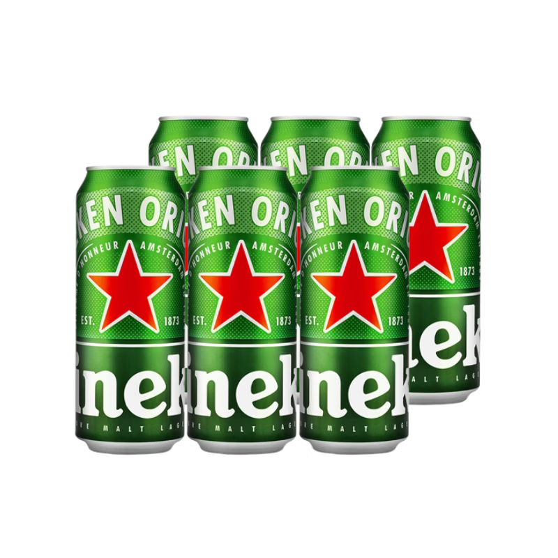 喜力【原装正品】经典系列500ml罐箱装聚会全麦酿造清爽饮品啤酒 喜力经典啤酒500ml*12罐