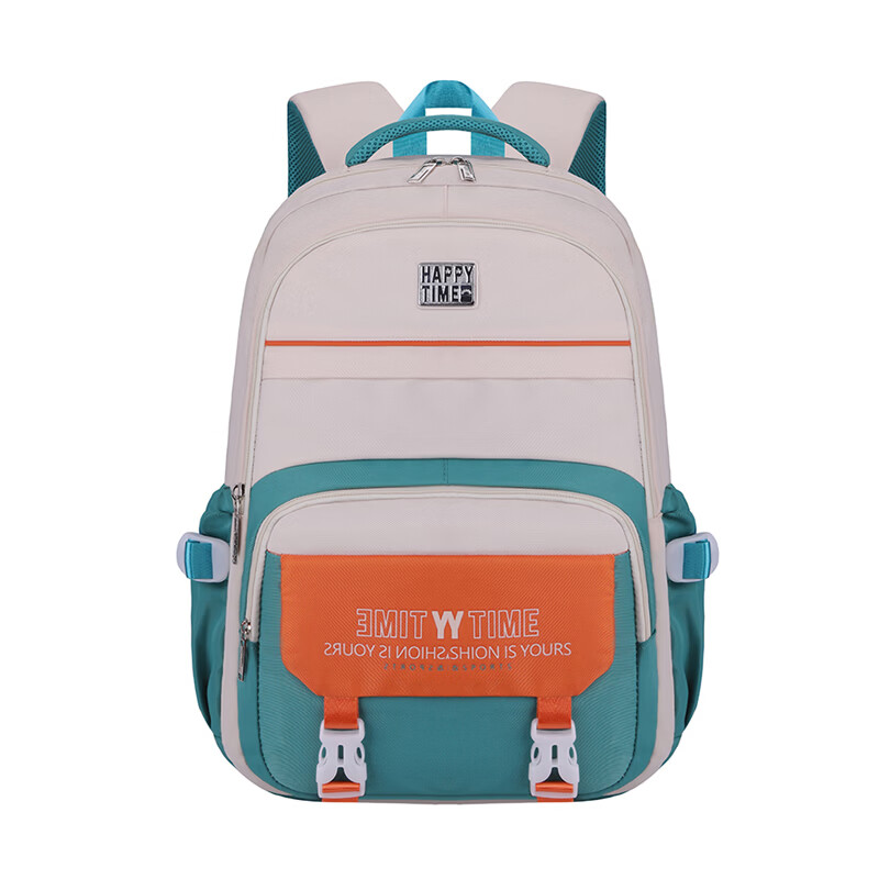 漫步时空书包 小学生1-6年级护脊书包男女孩大容量减负背包 5083 绿色