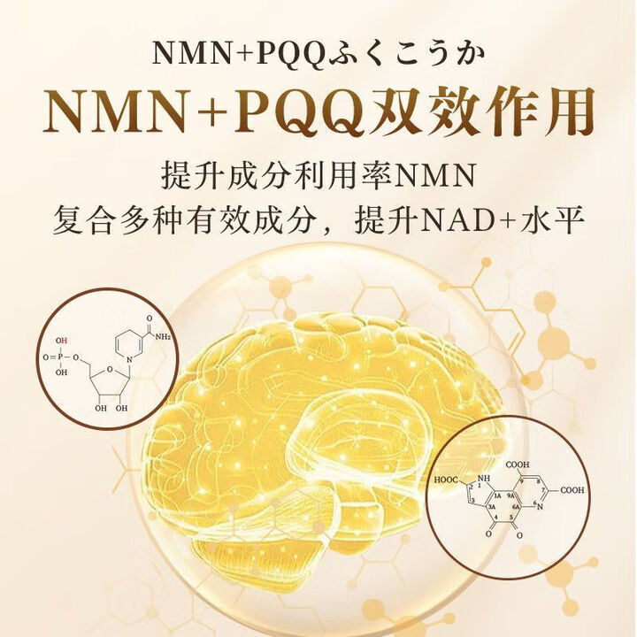 BIZUKI日本进口必舒欣NMN30000礼盒抗氧化营养品官方礼盒 1盒 1瓶 180粒 180粒*1瓶
