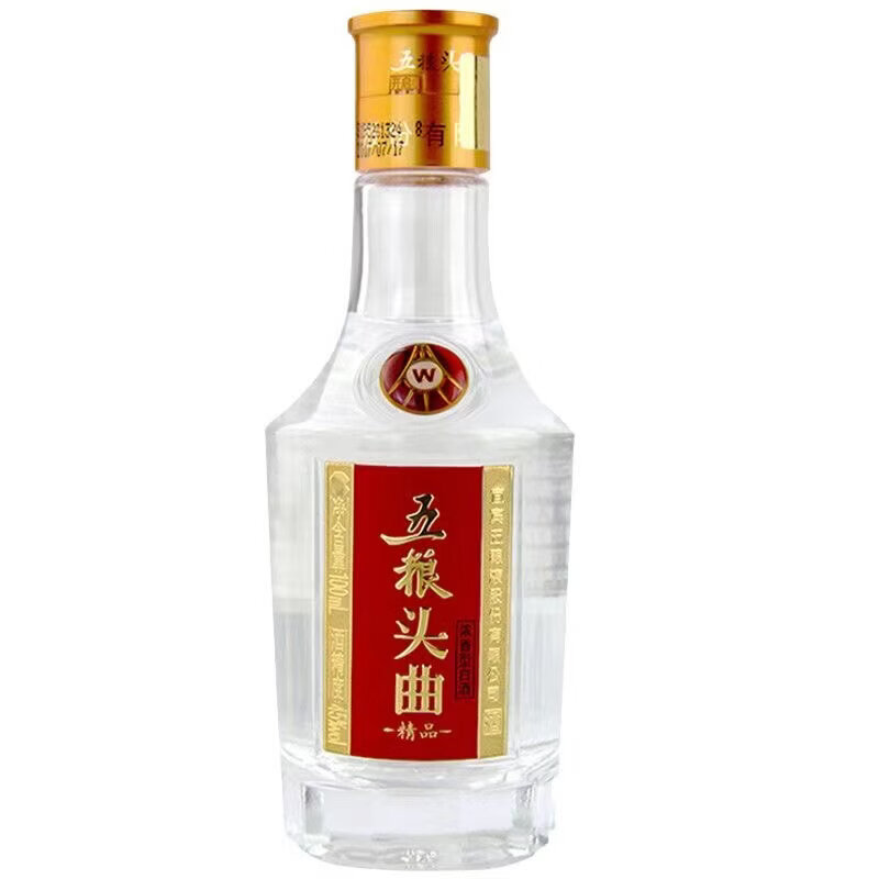 五粮浓香型小酒五粮液股份出品五粮头曲100ml 45度 100mL 1瓶