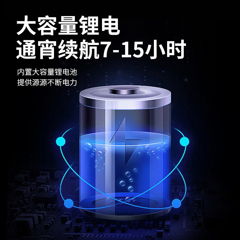 CLowicsr德国品质强光手电筒强光200000流明穿天炮超长续航野外生存大容量 爆亮镭射炮  【高配-高亮】59000K