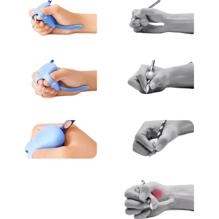 猫太子 防勾腕握笔矫正器小学生握笔姿势矫正幼儿园3-6岁初学者写字手腕握笔器儿童纠正器