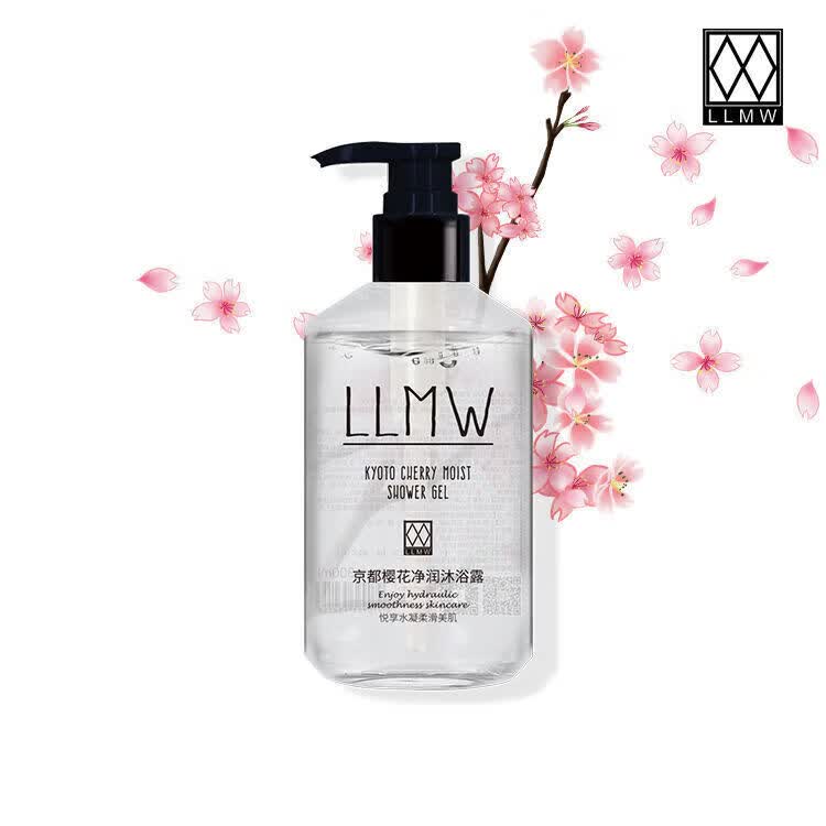 LLMW植萃花漾香氛水沐浴露清爽去汗味长效香体美肌300ml 京都樱花
