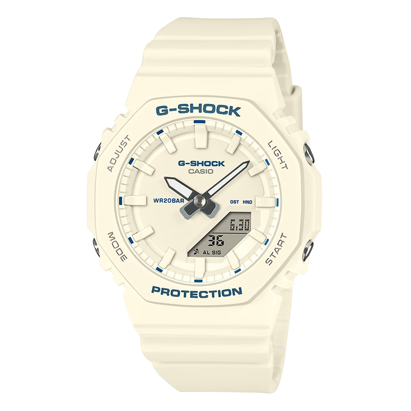 卡西欧（CASIO）手表女士G-SHOCK八王子运动学生电子表送女友礼物GMA-P2100BA-7A