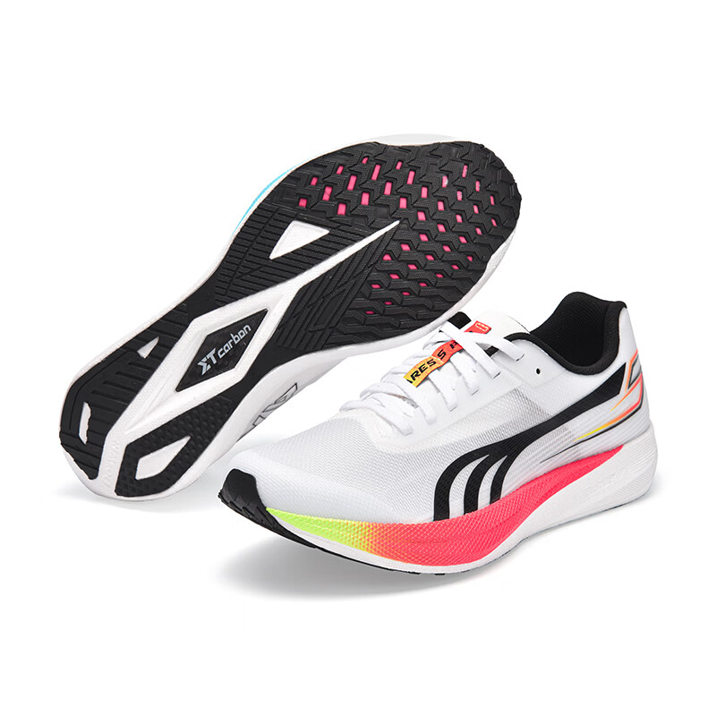 多威(Do-win)战神5代PRO全掌碳板男跑鞋女马拉松竞速训练体考体能训练跑步鞋 MR56258D/鸳鸯色 42