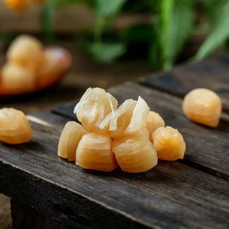 顶吉渔湛江渔民淡晒淡干瑶柱干贝煲汤煲粥海鲜干货源头直供包邮 湛江足干瑶柱半斤装【家庭煲汤常备】 独立包装