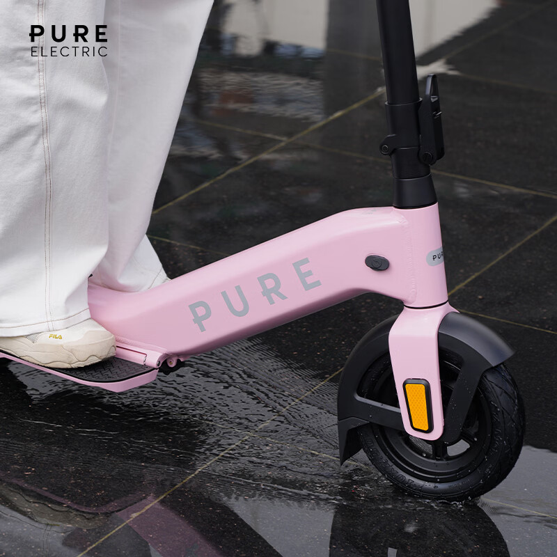 佩尚Pure Electric电动滑板车成人二轮折叠电动车小型轻便迷你代步车 Pure Advance丝绒粉