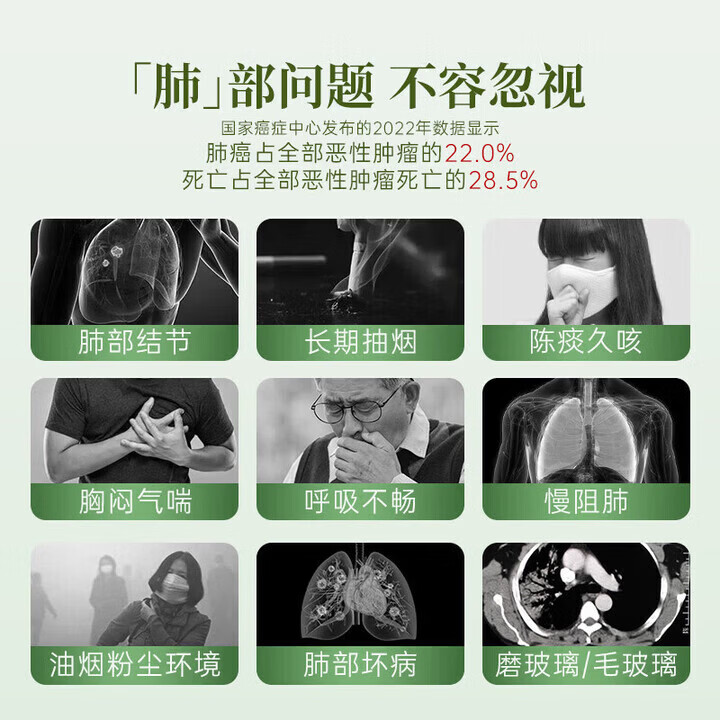 原知因日本肺立方槲皮素养肺胶囊肺结节净肺润肺消节平喘祛痰肺阻塞 1瓶 1瓶【深度清肺】