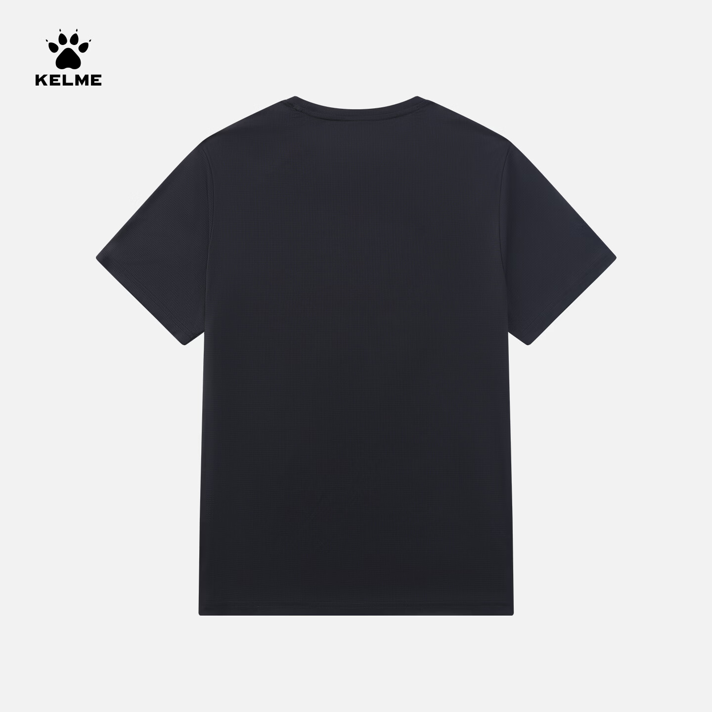 卡尔美（KELME）跑步T恤男2026夏季新品圆领健身训练抗菌速干短袖 玛瑙黑 L