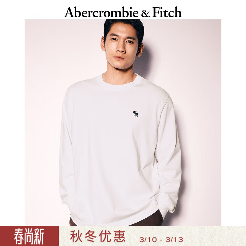 Abercrombie & Fitch����С��¹ͼ����ʽ�ذ���׳���T�����´�����װ124-4101 ��ɫ 2XL (185/124A) 90.02Ԫ