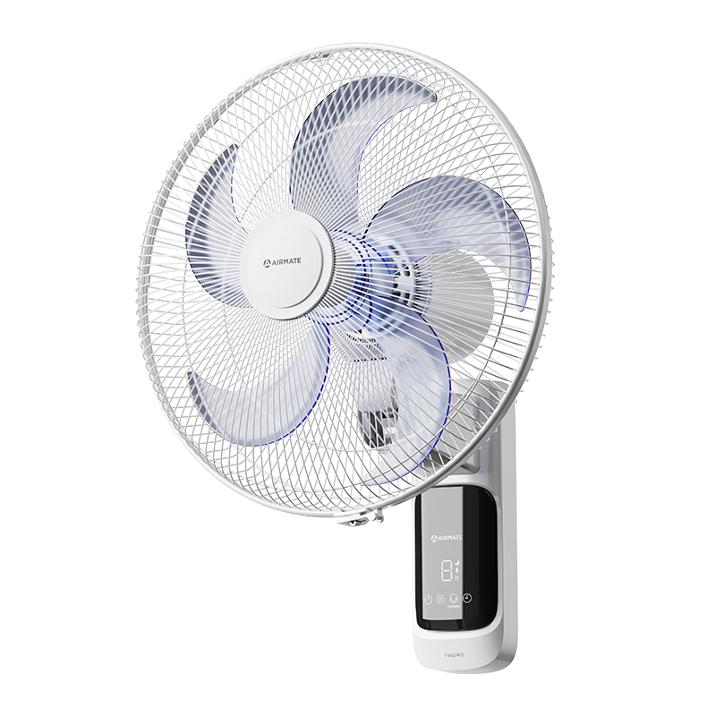 艾美特（AIRMATE）壁扇家用直流变频一级能效风大音轻商用电扇壁挂式广角摇头远程遥控定时工业电风扇 RD12