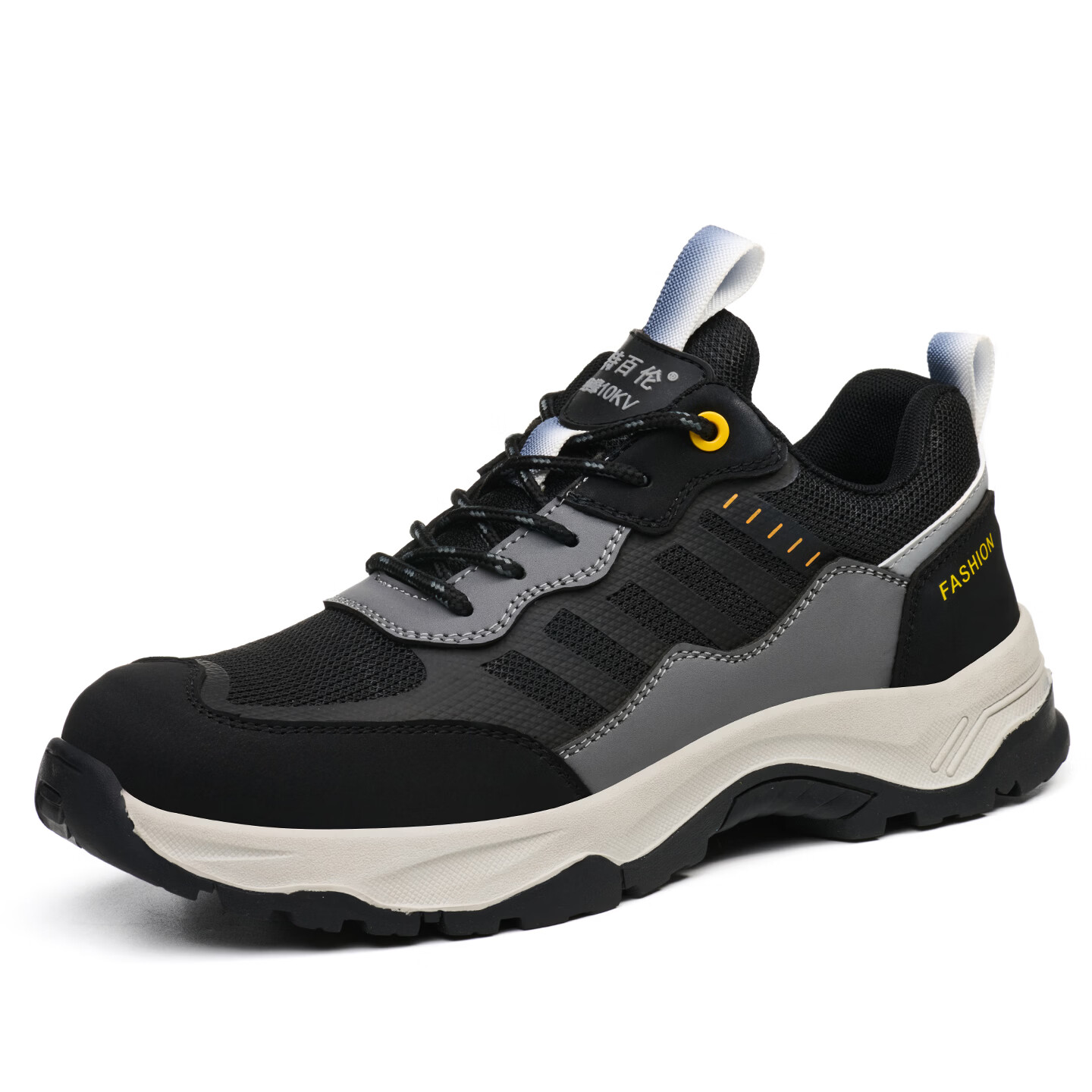 特百伦劳保鞋男透气防臭四季防砸防刺工地干活男耐磨轻便绝缘10Kv软底 黑色四季*防砸防刺绝缘-耐磨轻便 41