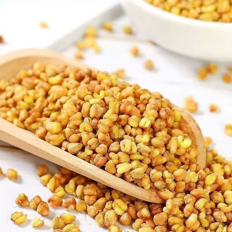 同仁堂（TRT）正宗黄苦荞茶降糖三高正宗大凉山特级全胚芽全颗粒泡水麦香浓郁 黄苦荞共1000克四罐装 250g*4罐