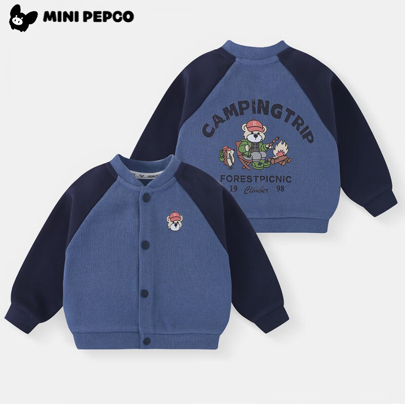 С�����ɣ�PEPCO����ͯ�������ͨӡ�����洺�＾�¿���ͯ���׼п�Ůͯ��װ�������� �����-��ɫ 73 ����������66-73cm�� 44.9Ԫ