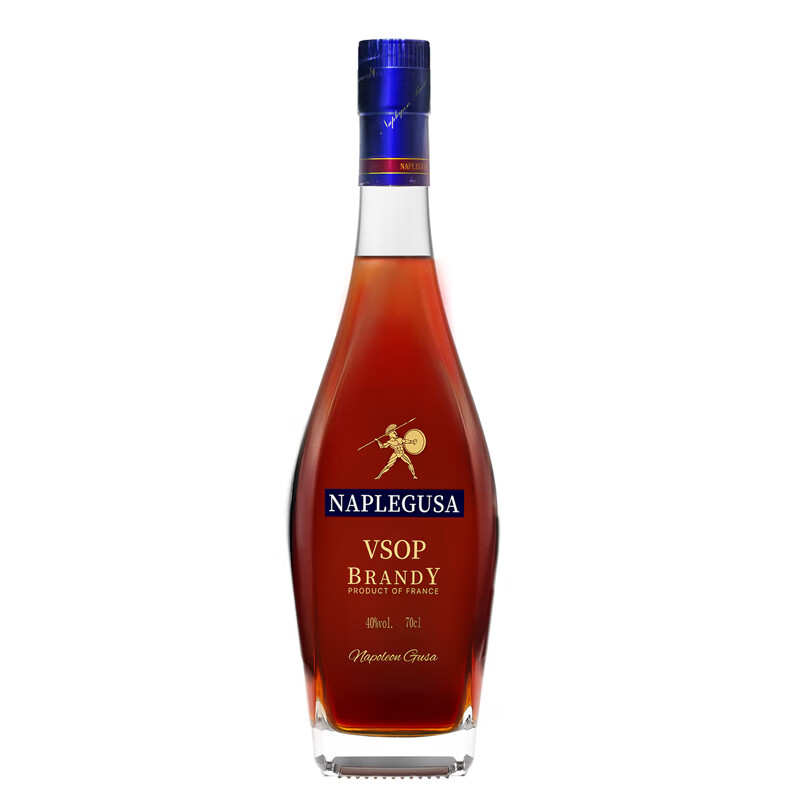拿破仑古萨正品拿破仑古萨XO白兰地法国原装进口洋酒40度VSOP洋酒可乐桶基酒 拿破仑古萨VSOP 700mL 1瓶