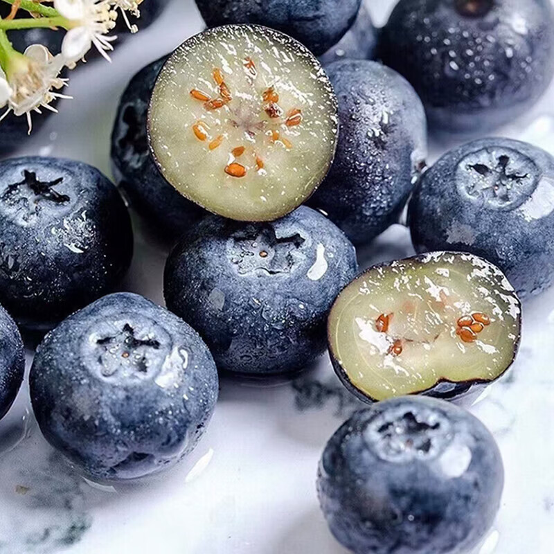 云南蓝莓 4盒大果18mm+ 100/盒 生鲜水果 源头直发 云南蓝莓6盒15mm+