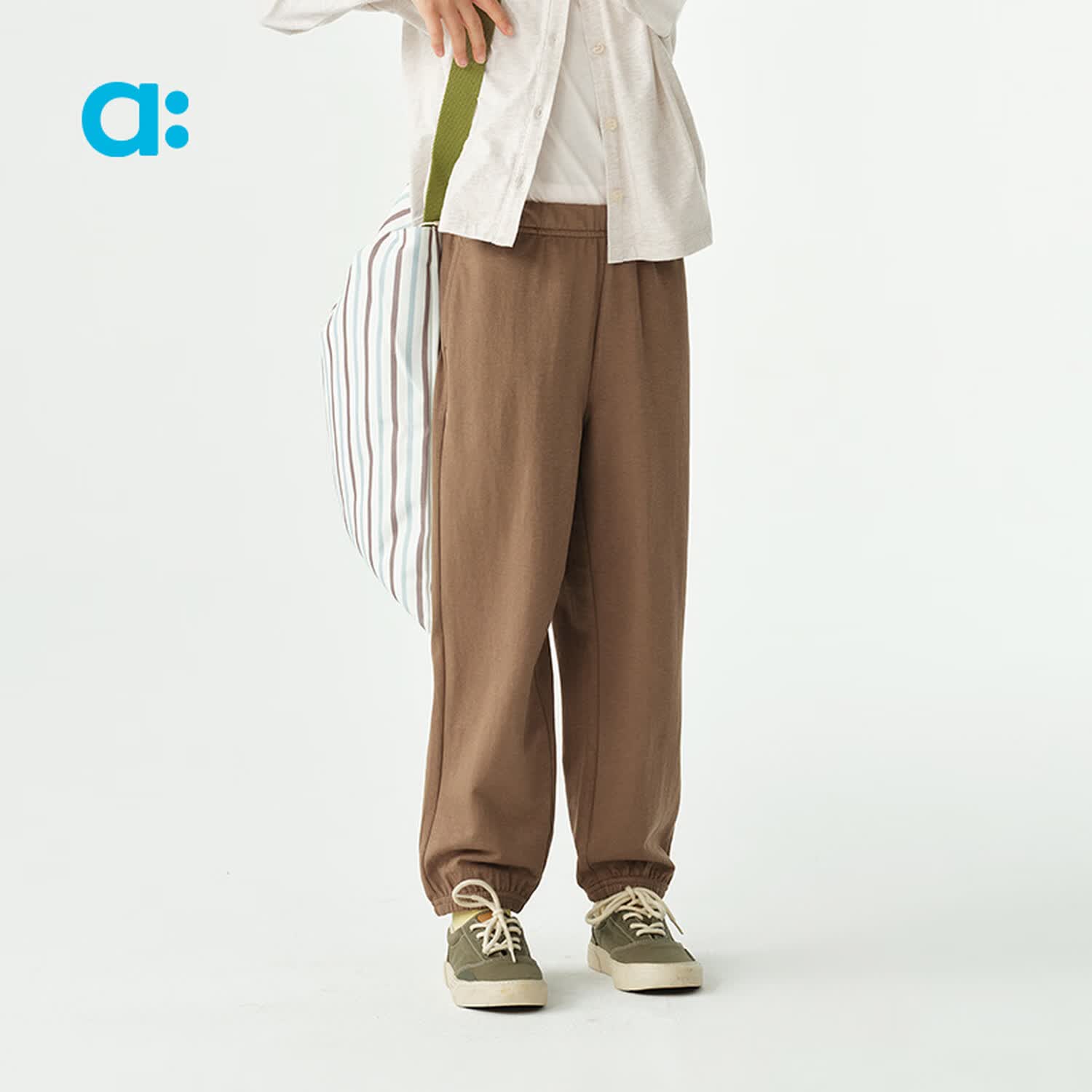 幼岚allblu幼岚【蜂巢棉防蚊裤】儿童长裤26夏新款男童女童 暖咖色 130 cm