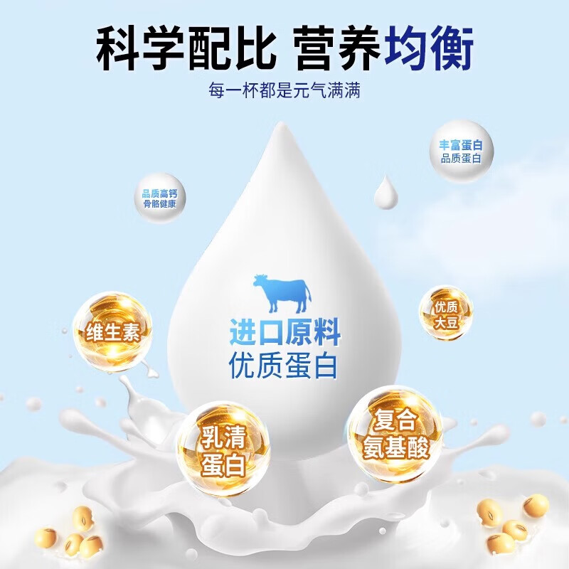 朕皇蛋白质粉老年健康营养补钙保健品营养品滋补蛋白粉 复合氨基酸蛋白质粉 1000g*1桶 1桶装