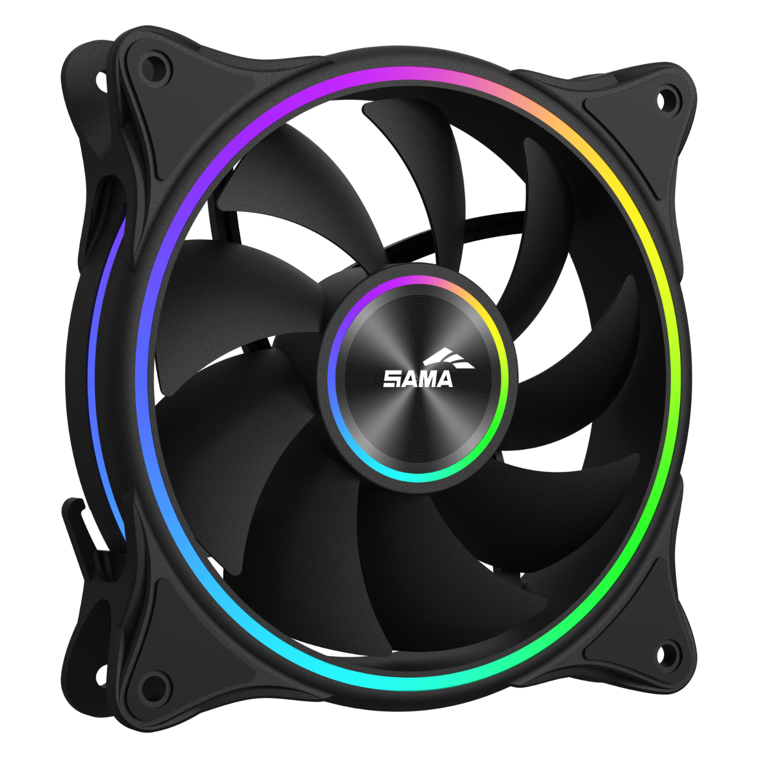 ������SAMA���⻷5pro 12cm������� ARGB�ƹ�/5V3P���ͬ��/С4P-PWM����/Һѹ���/�������� 22.9Ԫ