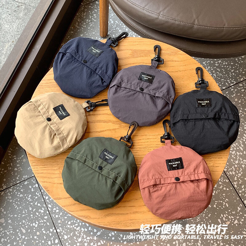 【严选百货】防水渔夫帽可收纳包包盆帽夏季薄款速干户外登山帽男 卡其色
