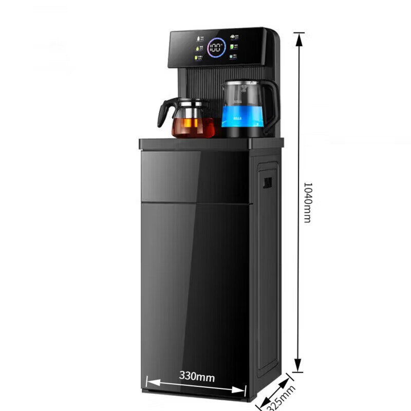 Meysion美的智选茶吧机饮水机制冰制热一体家用高端客厅用2026年新款茶吧机烧水壶一体自动上水 制冷制热型 触屏语音+防干烧溢水赠双壶