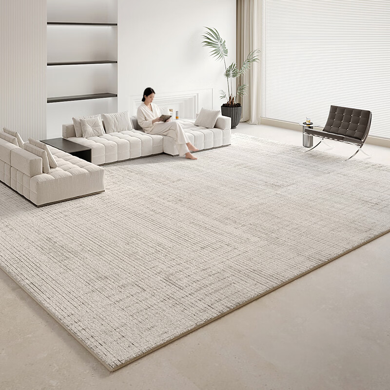 布迪思地毯客厅2026新款免洗可擦意式轻奢高级防水加厚防滑 S仿羊绒-素色织纹 定制尺寸联系客服