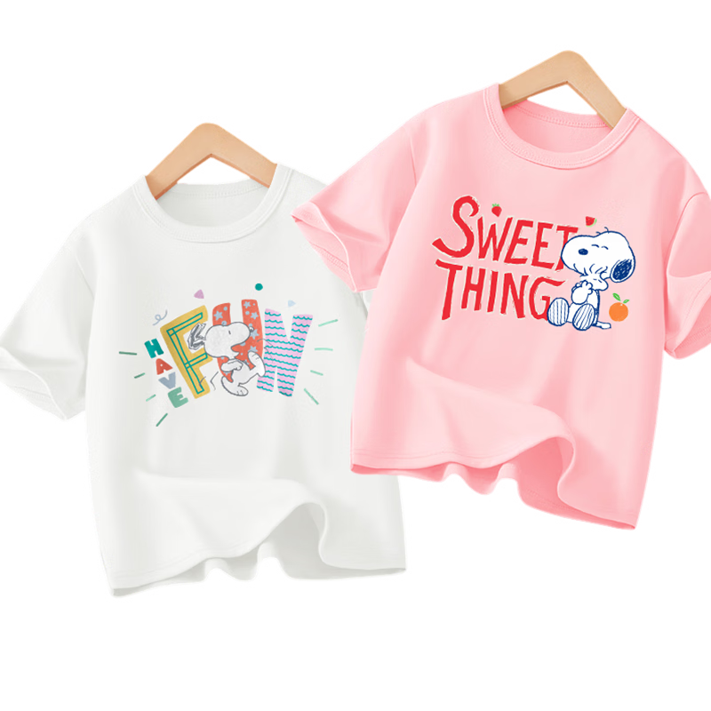 ʷŬ�� ͯװ��ͯ����T�� 2��װ ��ɫFUN+��SWEET  18Ԫ/������36Ԫ��