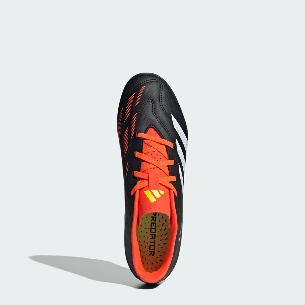adidas PREDATOR CLUB TF人造草地/室外硬地碎钉足球鞋阿迪达斯 黑色/白色/橙色 (推荐选大半码) 42.5