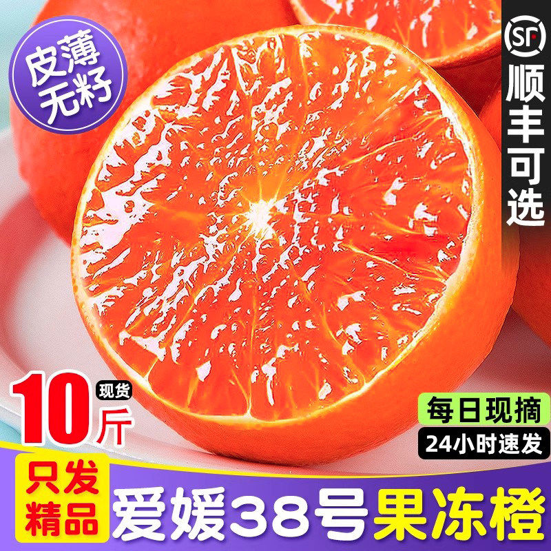 淦橙农源爱媛果冻橙3正宗四川橙子鲜水果当季整箱10斤现摘发手剥甜橙 3斤 65mm含75mm不含