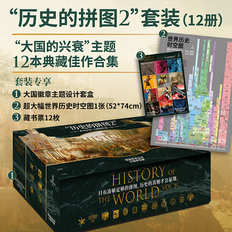 ���ų��桾������װ����ʷ��ƴͼ�ڶ�����װ��ȫ12�ᣩ��������ʷʱ��ͼ ����Ʊ12ö ������ ����ķ���� ���ų���������ͼ�� �������а桿��ʷ��ƴͼ�ڶ���ϵ����װ662.55Ԫ