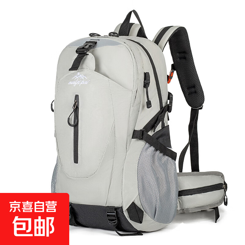 【骆驼同款】户外登山包徒步双肩背包大容量休闲旅行包防水男女 岩石灰【城市轻潮 户外硬核】 18L 中包 适合 周末短途出行（2-3天）