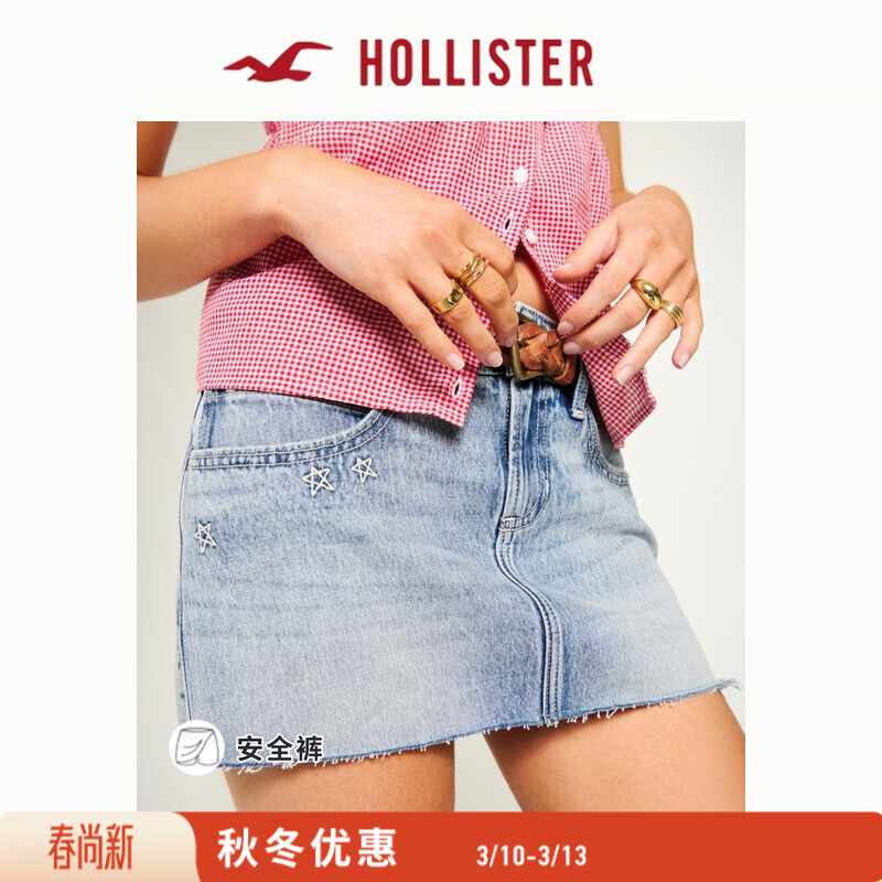 HOLLISTER25�ļ�Y2KMiuϵA��ţ�а���ȹȹ��Ůװ343-5185 ǳɫ M 165/76A 10��׼�� 88.56Ԫ