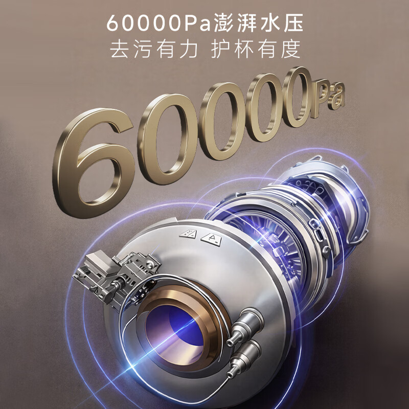 卡萨帝(Casarte)小炫风Max2.0洗碗机嵌入式163升22套大容量9D正反洗光幕净自动开关门速干CYZW2267GHU1