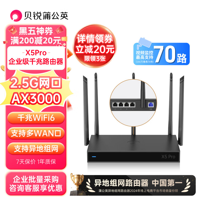 贝锐蒲公英X5Pro