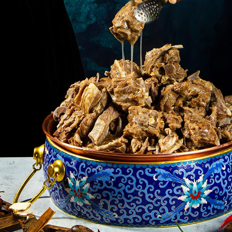 沁牧青格尔（qinmuqinggeer）【草地羊】内蒙乌珠穆沁羊 羊肉 生鲜食材 烧烤烤肉羊肉卷羊肉串 羊脊骨2斤