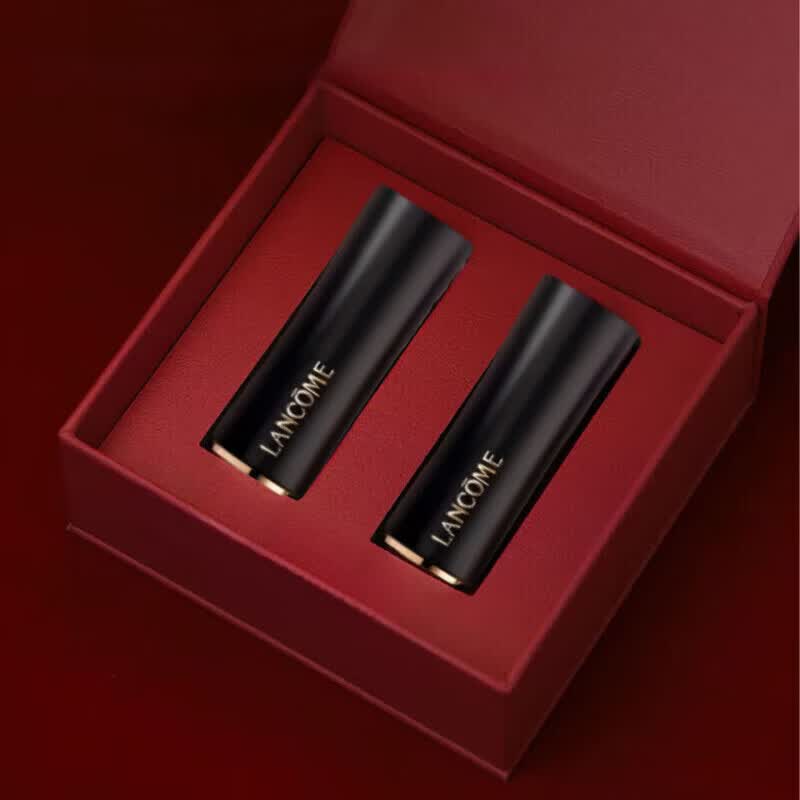 兰蔻（LANCOME）口红196小蛮腰菁纯丝绒雾面唇膏06 274 200礼盒生日礼物送女友 情人节限定礼盒【196+296】 礼盒礼袋