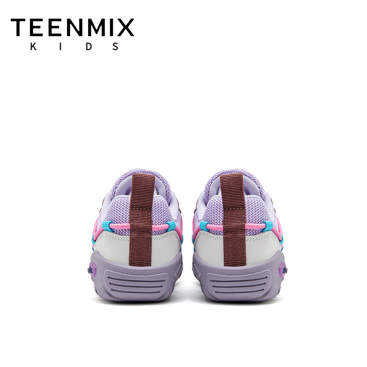 天美意童鞋儿童运动鞋女童鞋子男童老爹鞋2026春季新款休闲跑步鞋 紫薯粉 29