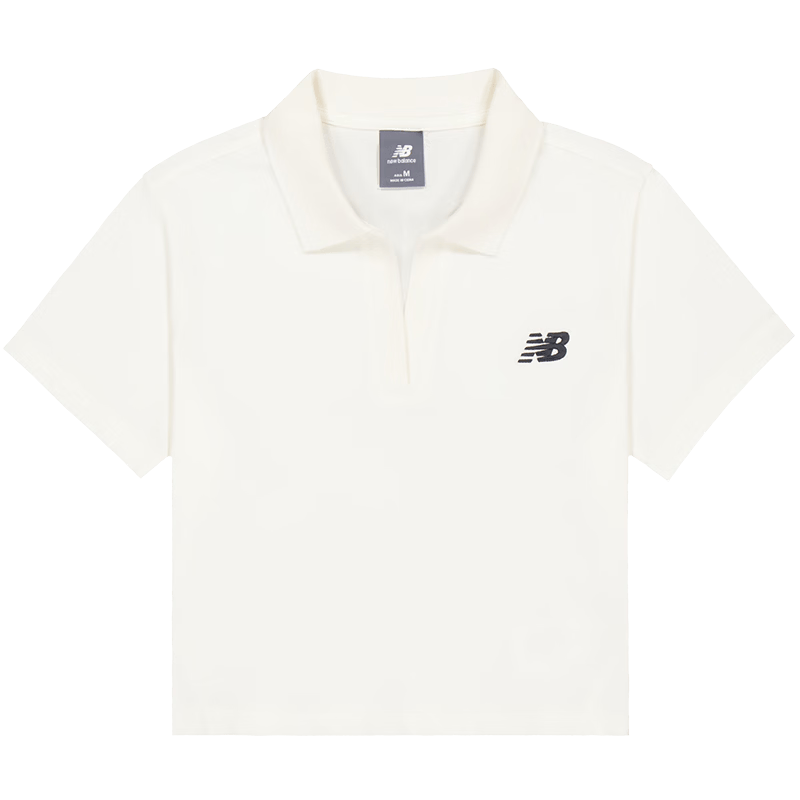 NEW BALANCENB官方夏季26新款女款潮流舒适运动翻领T恤 SST WT611927 L