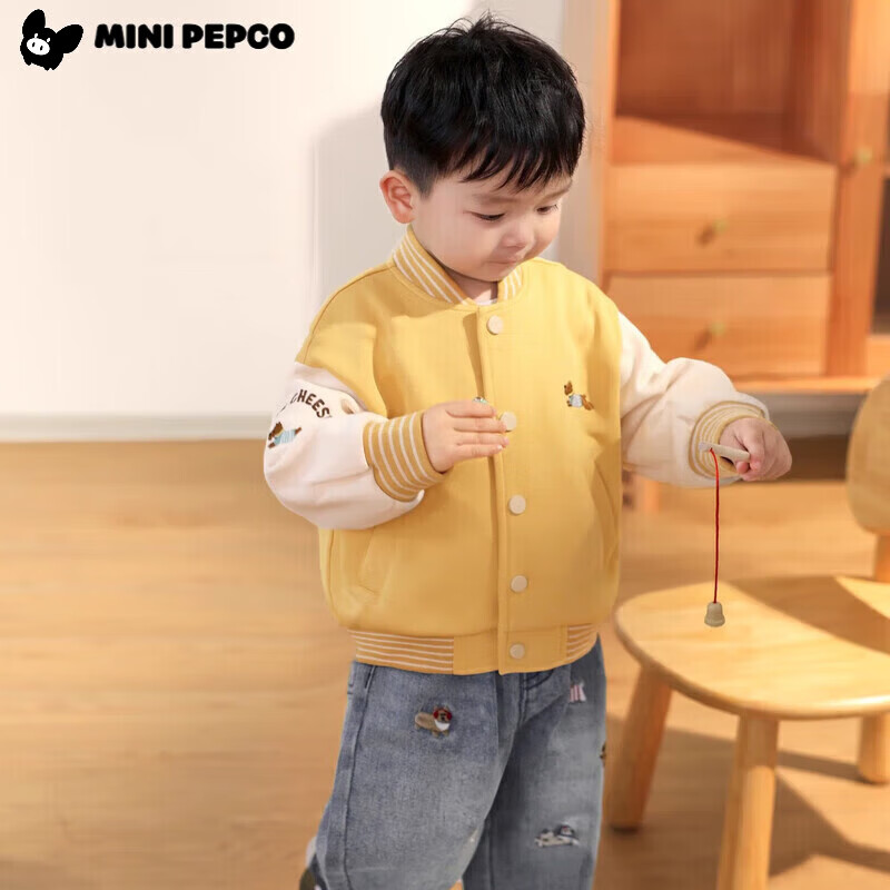 С�����ɣ�PEPCO����ͯ��������＾2025�¿�ʱ����ͯŮͯ��ͨ����Сͯ���±����п� MTH����ɫ�������-�̻�ɫ �������ף� 90 (��������80-90cm) 48.9Ԫ